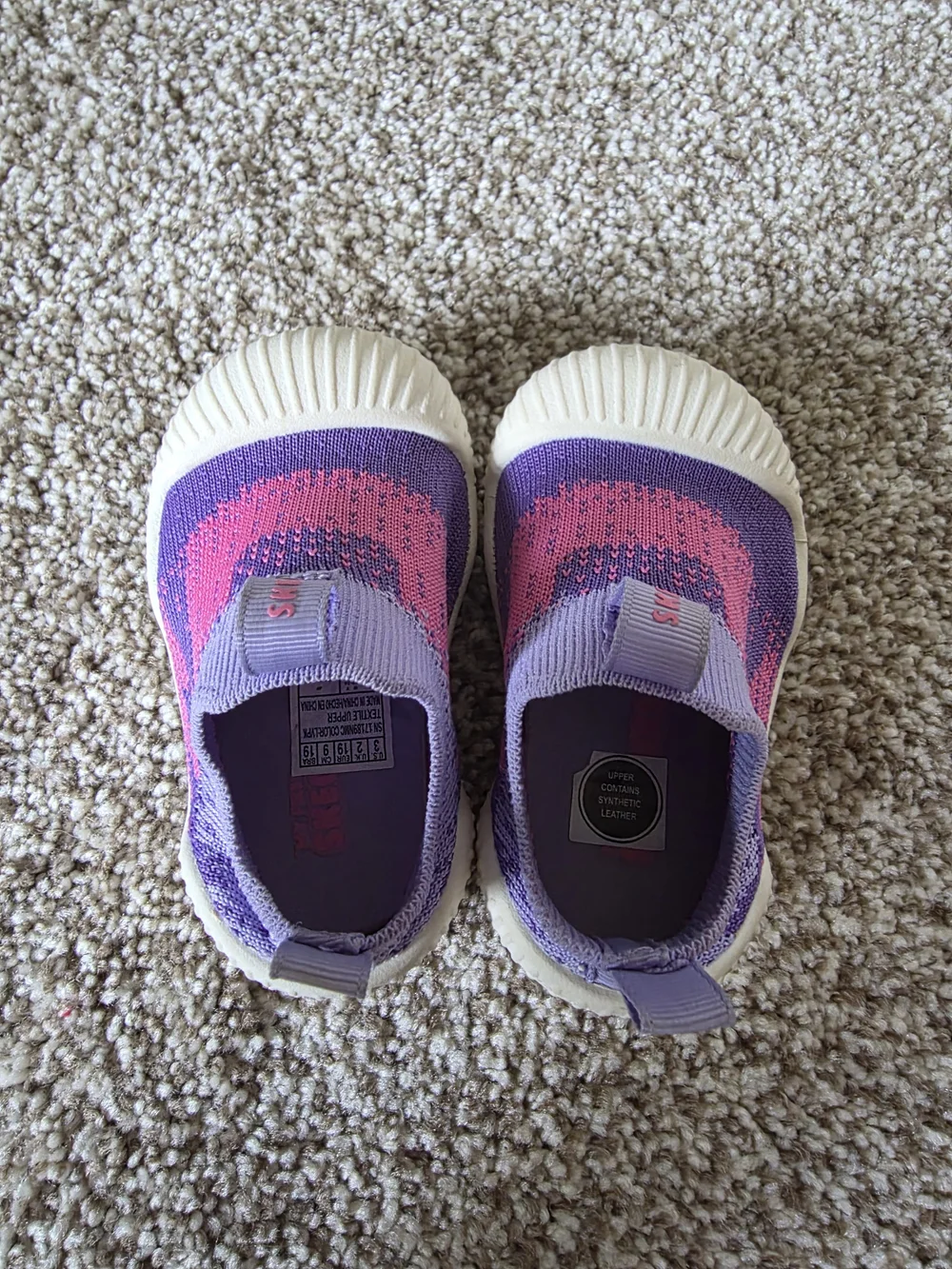 Skechers Purple & Pink Slip-On Baby Walker Shoes